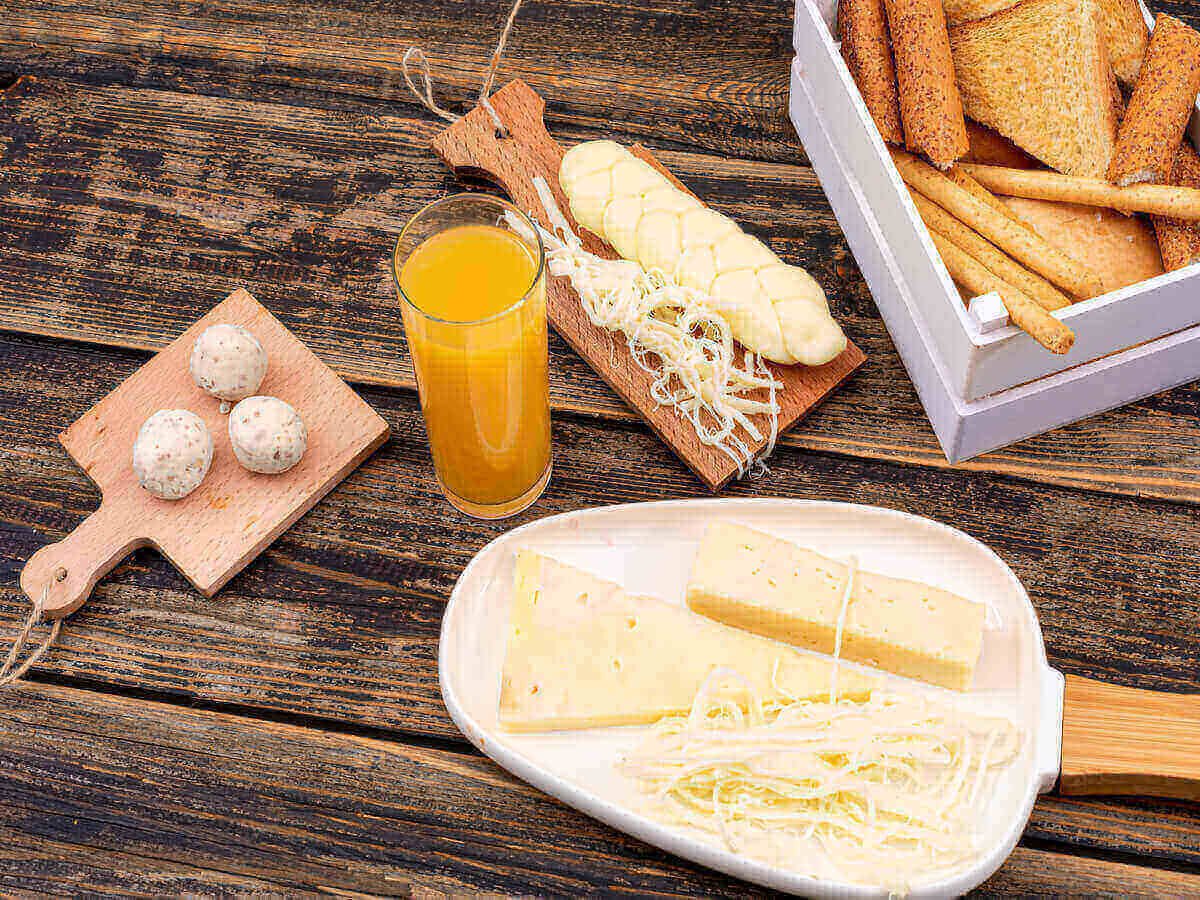 Traditional Sudanese Dishes Made with String Cheese